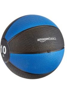 Photo 1 of Amazon Basics Workout Fitness Exercise Weighted medicine ball 10-Pound