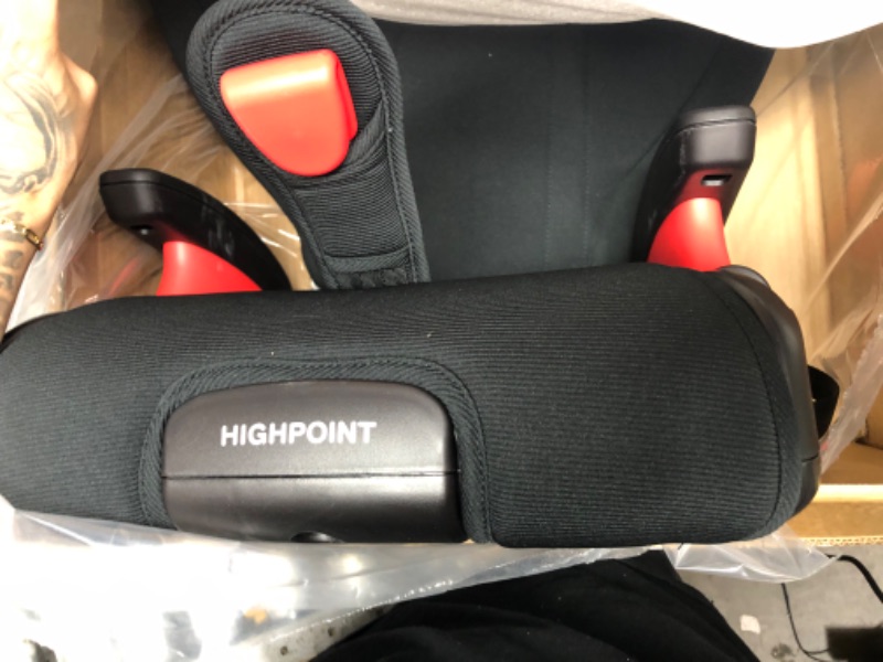 Photo 2 of Britax Highpoint Backless Belt-Positioning Booster Seat, SafeWash Black Ombre