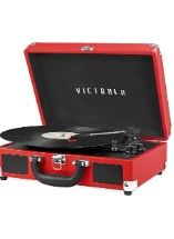 Photo 1 of Victrola Vintage 3-Speed Bluetooth Portable Suitcase Record Player