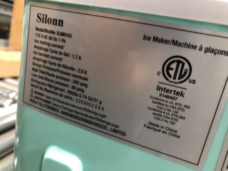 Photo 4 of **FOR PARTS ONLY**
Silonn Ice Makers Countertop