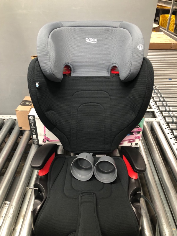 Photo 1 of Britax Highpoint Backless Belt-Positioning Booster Seat, SafeWash Black Ombre