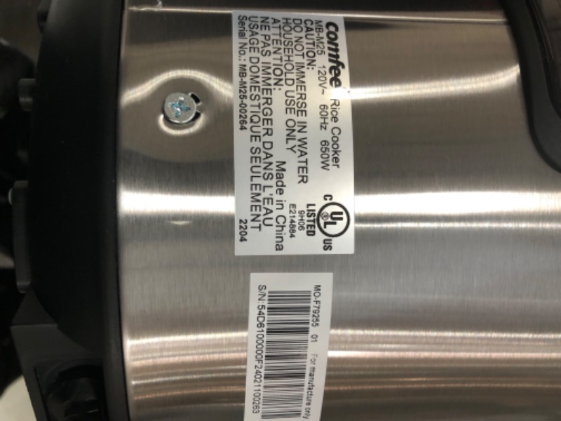 Photo 1 of COMFEE' Rice Cooker, Slow Cooker, Steamer, Stewpot, Saute All in One (12 Digital Cooking Programs) Multi Cooker (5.2Qt ) Large Capacity, 24 Hours Preset & Instant Keep Warm Professional 20-cup cooked/10-cup uncooked