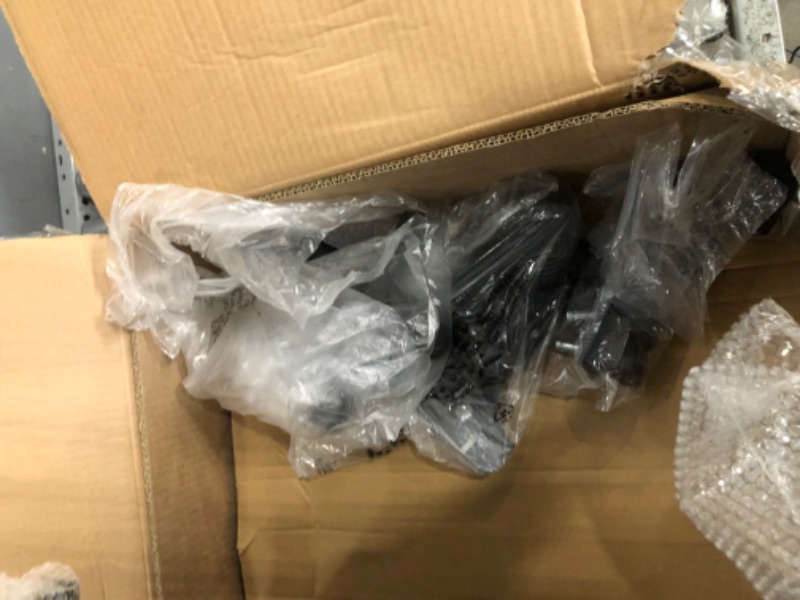 Photo 3 of SMUG Ergonomic Desk Home Office Mesh Computer Modern Height Adjustable Swivel Chair with Lumbar Support/Flip-up Arms, 23.8D x 23.2W x 39.8H in, Black 23.8D x 23.2W x 39.8H in Black