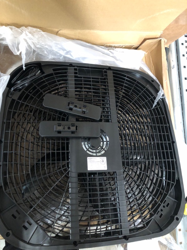 Photo 3 of Amazon Basics 3 Speed Box Fan, 20-Inch 20-inch Box Fan