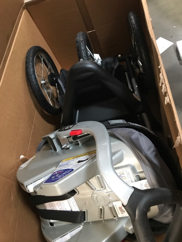 Photo 1 of Baby Trend Expedition Jogger Travel System, Millennium White