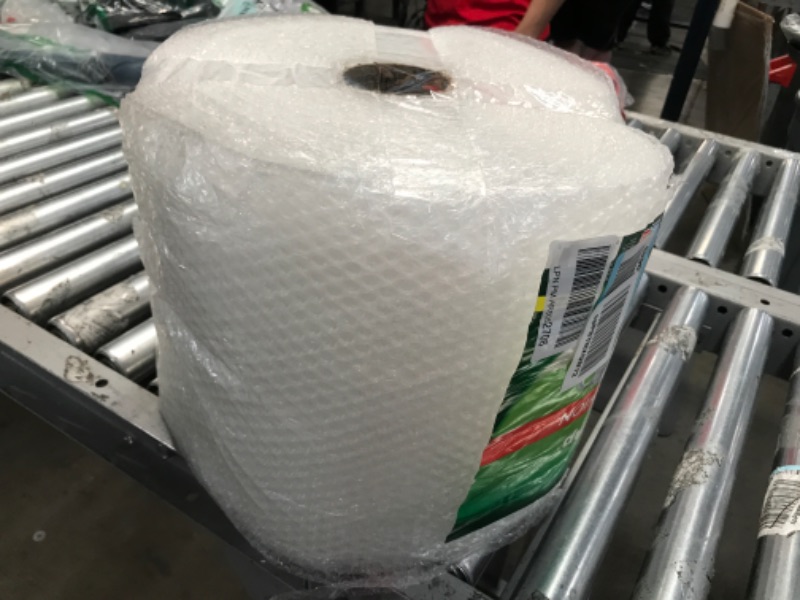 Photo 2 of Duck Brand Bubble Wrap Roll, Original Bubble Cushioning, 12" x 150', Perforated Every 12" (284054)