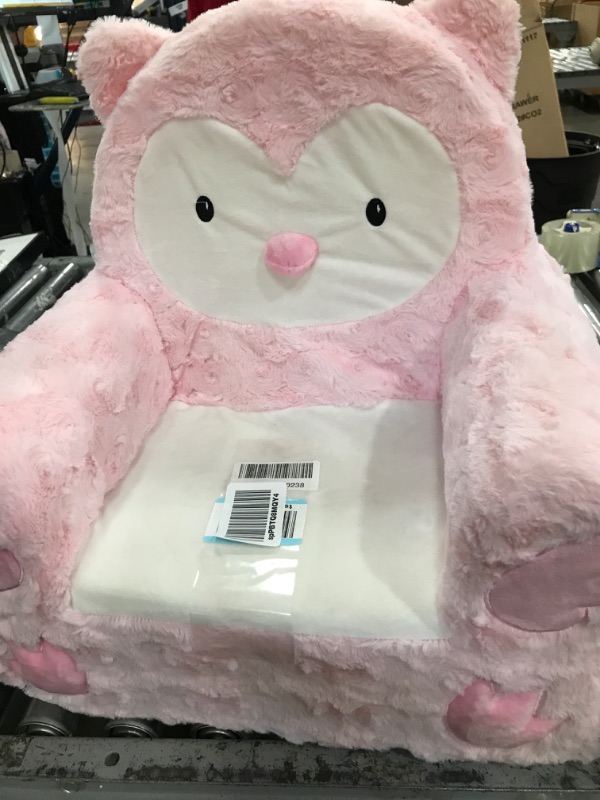 Photo 2 of Animal Adventure - Sweet Seats - Pink Owl Children's Plush Chair