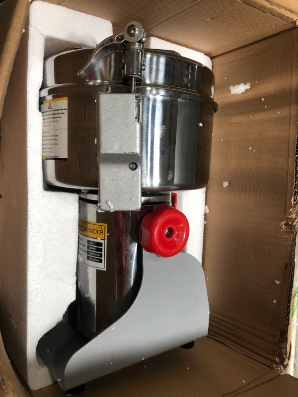 Photo 1 of CGOLDENWALL 2500g Commercial Spice Grinder Electric Grain Grinder Mill Grinder Grinding Machine for Various Grains Spice Grain Wheat Flour Mill Pulverizer CE Approved 110V 3600W
