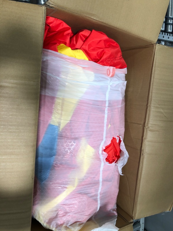 Photo 1 of Action Air Bounce House, Inflatable Bouncer with Air Blower, Jumping Castle with Slide, Family Backyard Bouncy Castle, Durable Sewn with Extra Thick Material, Idea for Kids
