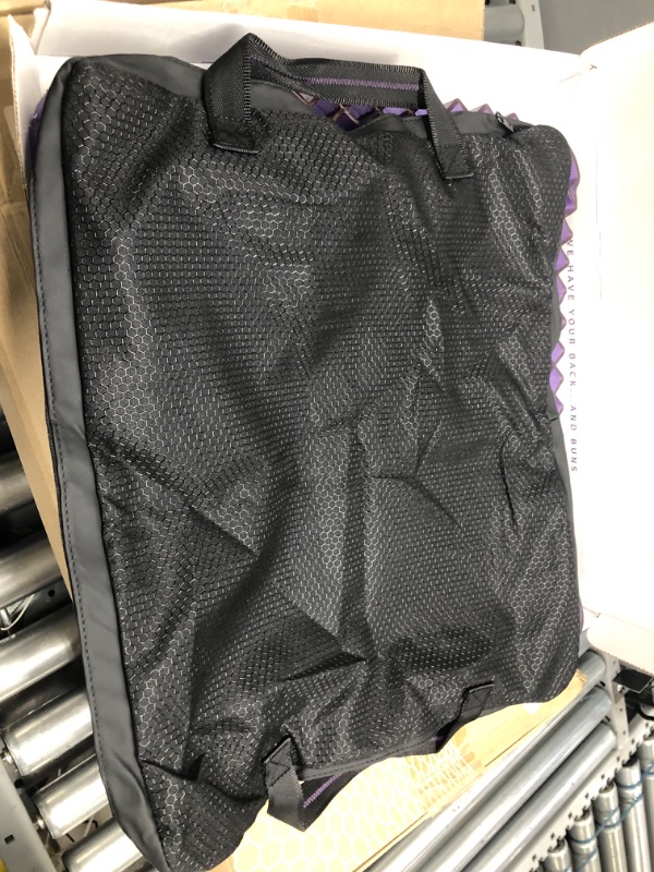 Photo 3 of Purple Royal Seat Cushion - Seat Cushion for The Car Or Office Chair - Temperature Neutral Grid