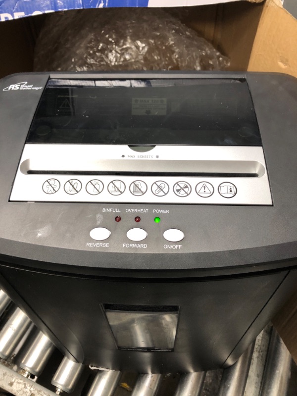 Photo 1 of Royal Sovereign 120-sheet Autofeed Crosscut Shredder