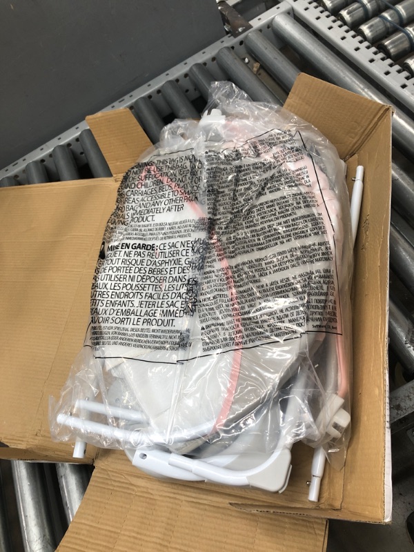 Photo 1 of Ingenuity Comfort 2 Go Compact Portable 6-Speed Baby Swing with Music, Folds for Easy Travel - Flora the Unicorn (Pink), 0-9 Months