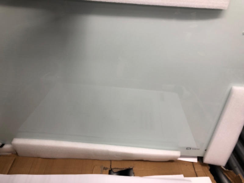 Photo 4 of Quartet Glass Whiteboard, Magnetic Dry Erase White Board, 3' x 2', White Surface, Infinity (G3624W) White 3' x 2' Board