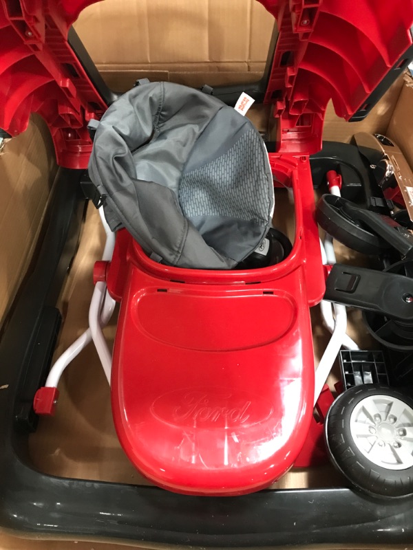 Photo 4 of Bright Starts Ford F-150 Ways to Play 4-in-1 Baby Activity Push Walker, Red, Age 6 months+ Ford F-150 Red