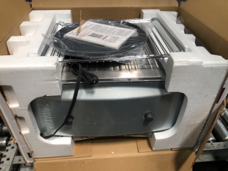 Photo 1 of ***FOR PARTS ONLY - DAMAGED*** 
Breville Smart Oven Air Fryer Pro, Brushed Stainless Steel, BOV900BSS  