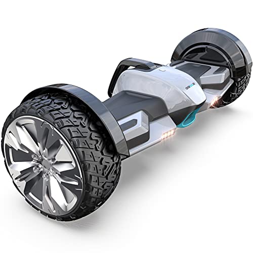 Photo 1 of **used item**
Gyroor 8.5" Off Road All Terrain Hoverboards, 10mph Speed & Max 12.5 Miles by 700W Motor, F1 Fastest Racing Hoverboard for Adults with Bluetooth Speak