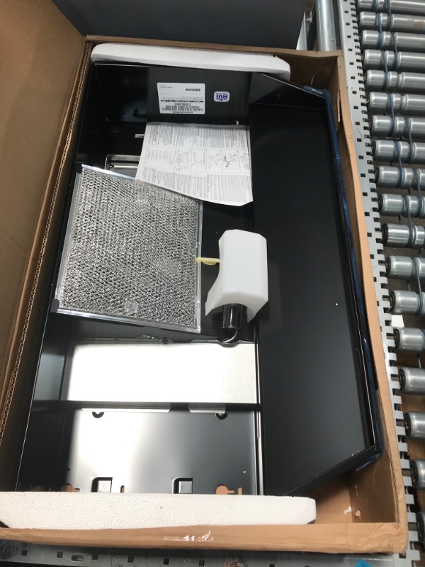 Photo 1 of Broan-NuTone 403023 B000UW02A6 30-inch Under-Cabinet Convertible Range Hood with 2-Speed Exhaust Fan and Light, Black 30-Inch Black