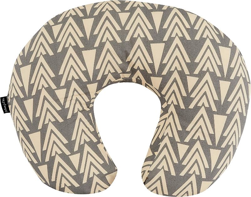 Photo 1 of Dream On Me Beeboo Nursing Pillow and Positioner, Breastfeeding and Bottlefeeding Pillow, Removable and Washable Pillow Cover, Soft and Breathable Fabric, Taupe
