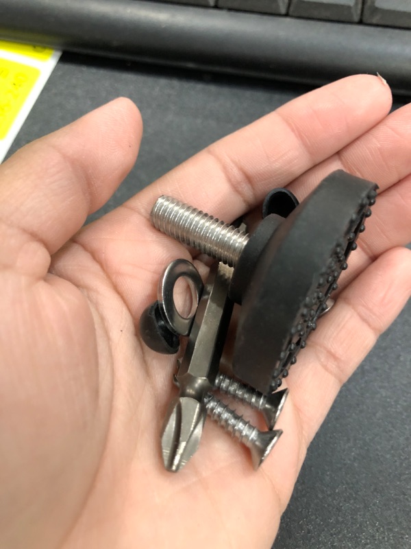 Photo 6 of Spa Hot Tub Hand Rail - Adjustable Height 63'' Slide- Under Base Spa Steps Hot Tub Hand Rail, 600 LBS Load Spa Side Under Mount Rail, Spa Handrail for Hot Tub(Extra Long Rubber Sponge)