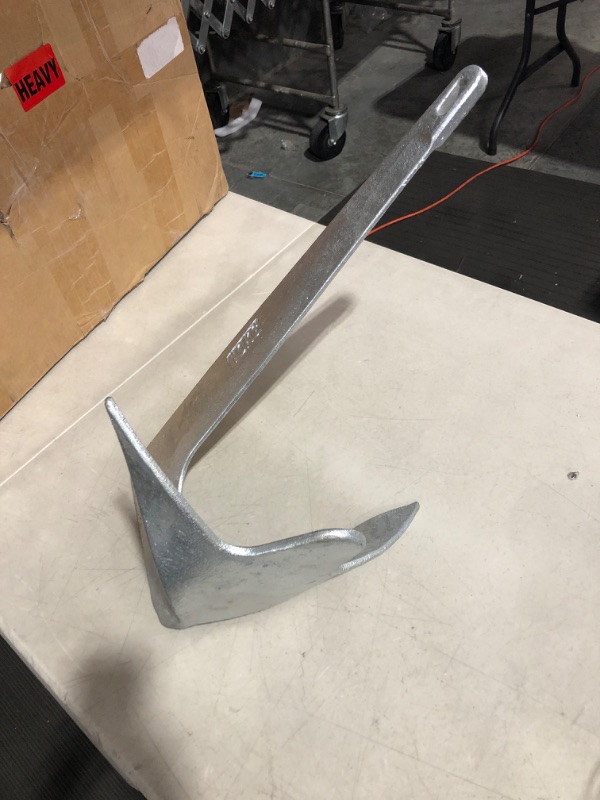 Photo 1 of **STOCK PHOTO OF SIMILAR PRODUCT**
316 Delta Anchor 35lbs (16kg) Marine Grade Polished Boat Anchor with 3/8" (10mm) Bow Shackle
