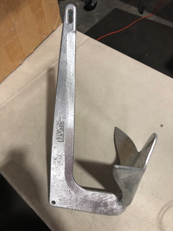 Photo 1 of **STOCK PHOTO OF SIMILAR PRODUCT**
316 Delta Anchor 35lbs (16kg) Marine Grade Polished Boat Anchor with 3/8" (10mm) Bow Shackle