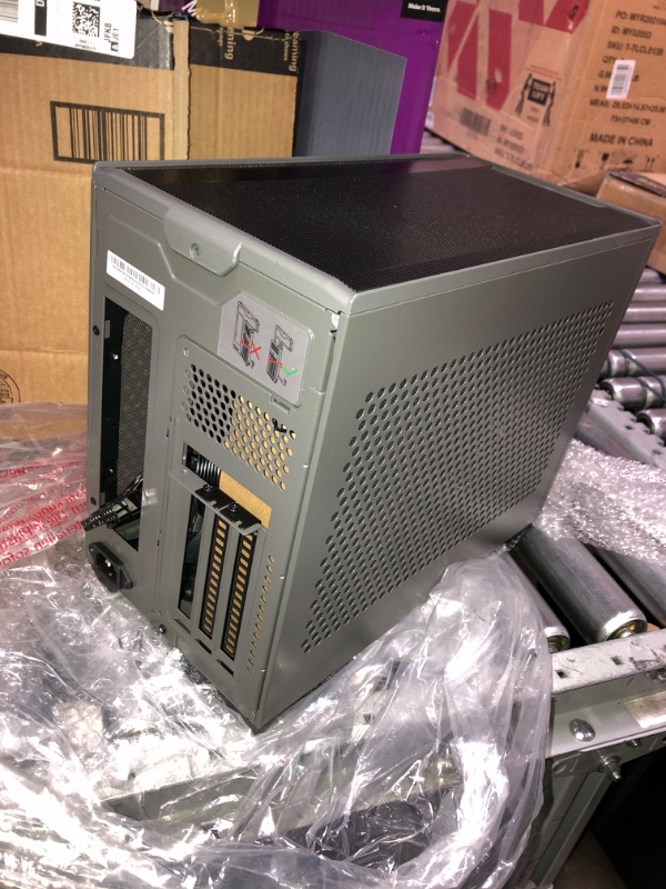 Photo 2 of Cooler Master NR200P MAX SFF Small Form Factor Mini-ITX Case with Custom 280mm AIO, 850W SFX Gold PSU, Triple-slot GPU, Premium PCIe Gen4 Riser, Tempered Glass or Vented Panel Option Black/Grey NR200P MAX