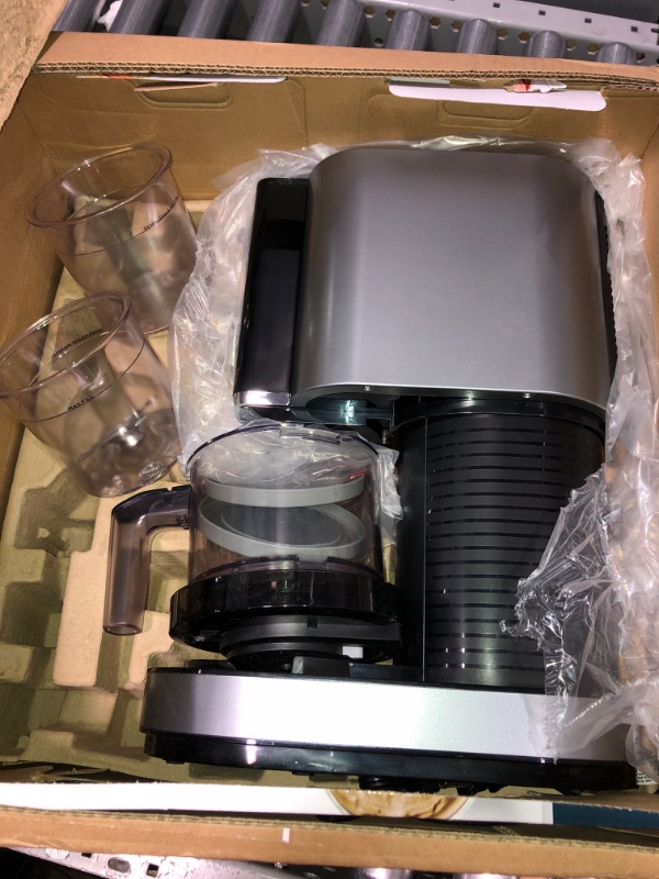 Photo 1 of Ninja NC301 CREAMi Ice Cream Maker, for Gelato, Mix-ins, Milkshakes, Sorbet, Smoothie Bowls & More, 7 One-Touch Programs, with (2) Pint Containers & Lids, Compact Size, Perfect for Kids, Silver Silver 7 Functions + (2) 16 oz. Pints