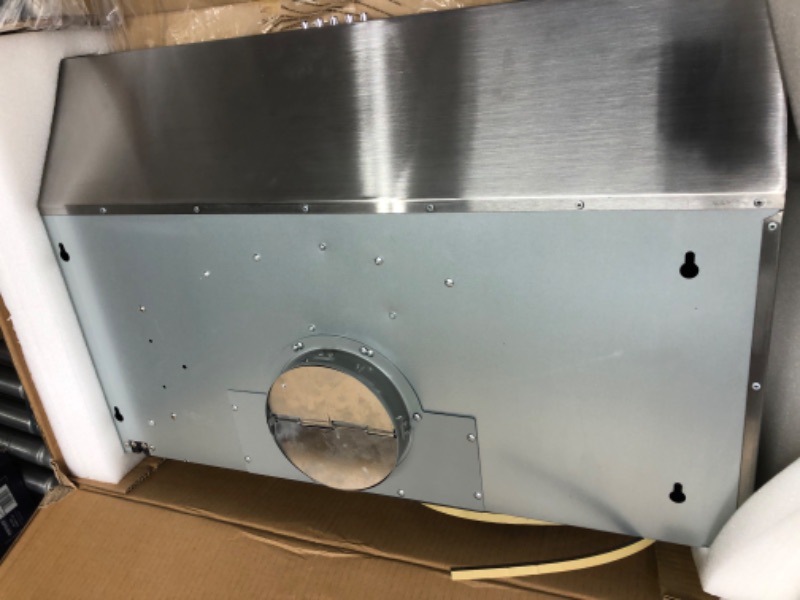 Photo 1 of 30 Inch Under Cabinet Range Hood Kitchen Vent Hood,Built in Range Hood for Ducted in Stainless Steel, 400 CFM with Permanent Stainless Steel Filters 30" 400CFM
