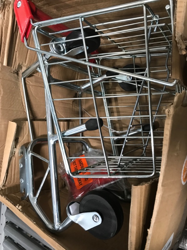 Photo 1 of Melissa & Doug Toy Shopping Cart With Sturdy Metal Frame - Toddler Shopping Cart, Pretend Grocery Cart, Supermarket Pretend Play Shopping Cart For Kids Ages 3+