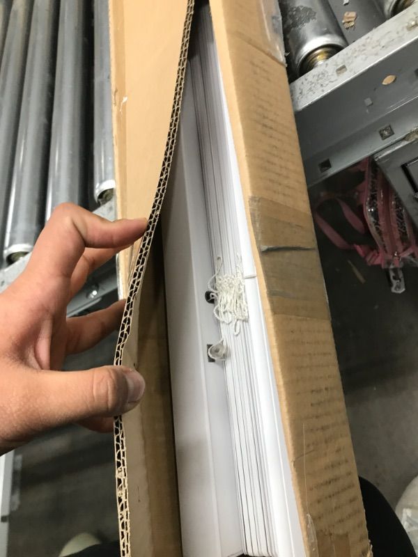 Photo 1 of CHICOLOGY Blinds for Windows , Mini Blinds , Window Blinds , Door Blinds , Blinds & Shades , Camper Blinds , Mini Blinds for Windows , Horizontal Window Blinds , Gloss White, 46"W X 60"H 46"W X 60"H White (Commercial Grade)
