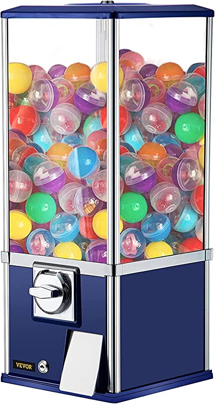 Photo 1 of ***FOR PARTS ONLY *** VEVOR Vending Machine, 25.2" Height Candy Gumball Machine,  Blue
