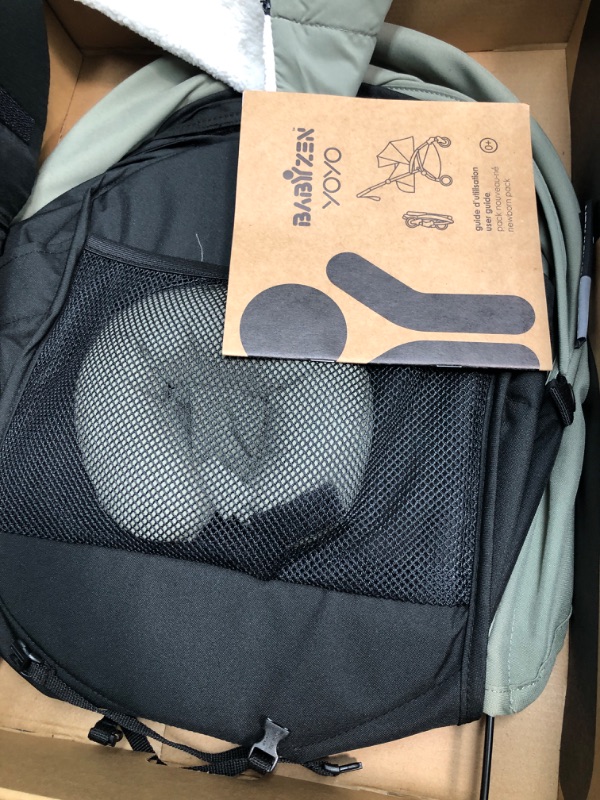 Photo 2 of BABYZEN YOYO 6+ Color Pack, Peppermint - Includes Seat Cushion, Matching Canopy & Zippered Back Pocket - Requires YOYO2 Frame (Sold Separately)