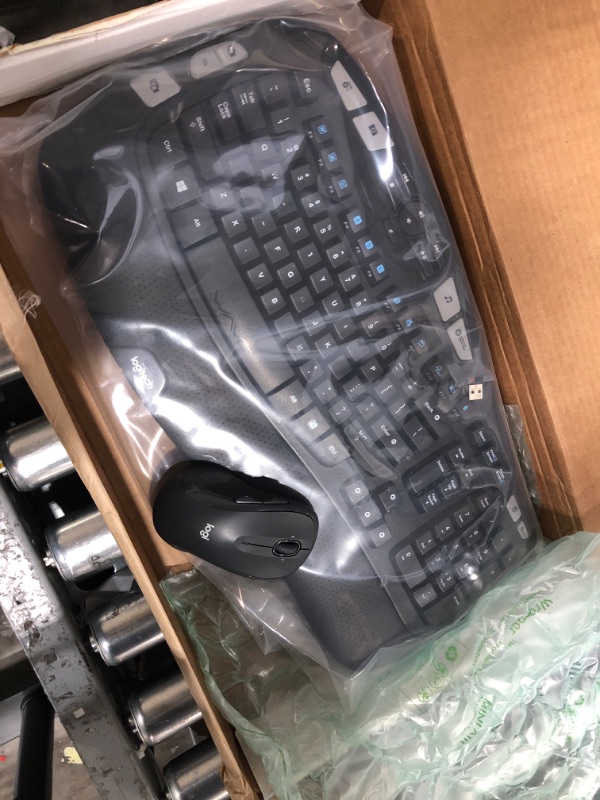 Photo 2 of Logitech MK570 Wireless Wave Keyboard and Mouse Combo, Black
