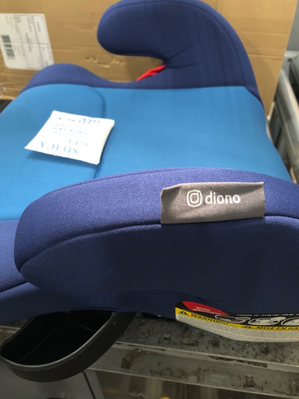 Photo 4 of Diono Solana 2 XL 2022, Dual Latch Connectors, Lightweight Backless Belt-Positioning Booster Car Seat, 8 Years 1 Booster Seat, Blue NEW! LATCH Connect Single Blue