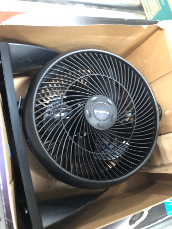 Photo 2 of 12 in. 3 Speed Whole Room Circulator Floor Fan