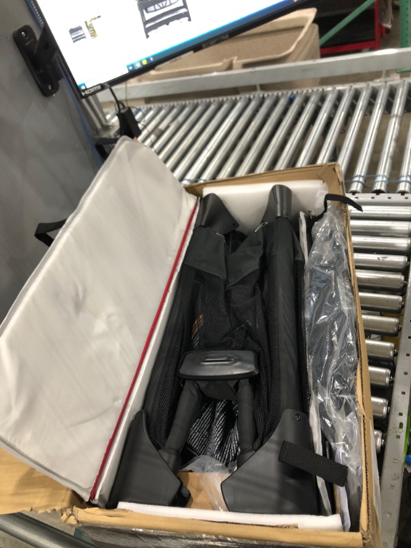 Photo 3 of 4moms Breeze Plus Portable Playard with Removable Bassinet and Baby Changing Station, Easy One-Handed Setup, from The Makers of The mamaRoo