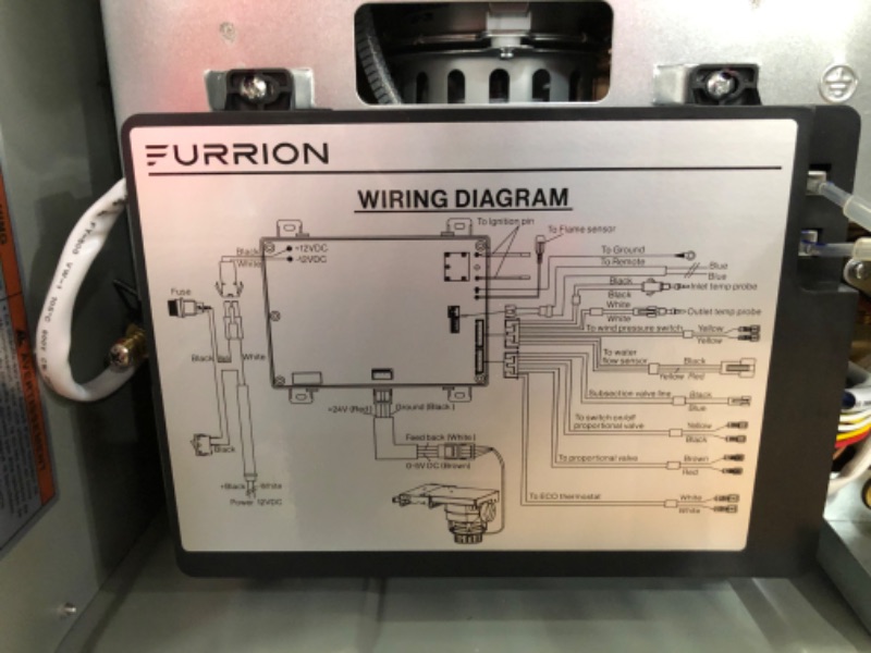 Photo 5 of Furrion 2.4GPM Tankless RV Gas Water Heater with White 16.14” x 16.14” Door - FWH09A-1-A
*****UNKNOWN IF COMPLETE****UNABLE TO TEST****