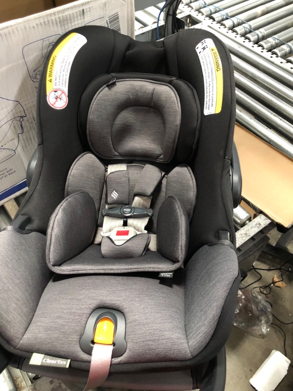 Photo 1 of Chicco KeyFit 35 Infant Car Seat and Base, Rear-Facing Seat for Infants 4-35 lbs, Includes Infant Head and Body Support, Compatible with Chicco Strollers, Baby Travel Gear | Onyx/Black
