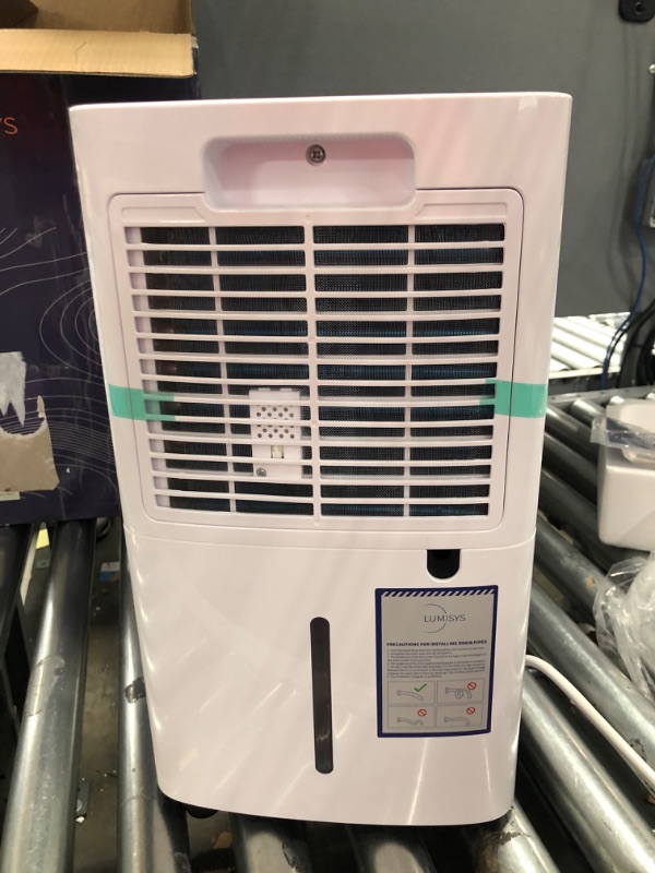 Photo 3 of Lumisys 2000 Sq Ft 30 Pints Dehumidifiers for Large Room, Basements, Home, Bathroom, Bedroom, with Auto or Manual Drainage | 36db Industry Leading Noise Reducing | Air Filter, Three Operation Modes, Rotating Knob 2,000 Sq. Ft