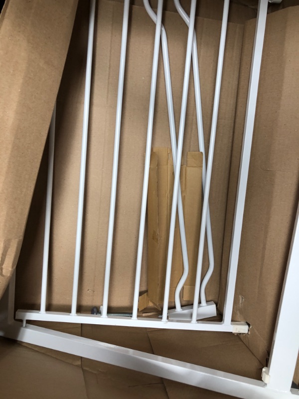 Photo 1 of BalanceFrom Easy Walk-Thru Safety Gate for Doorways and Stairways with Auto-Close/Hold-Open Features, Multiple Sizes 30-inch Tall, No Caps Fits 29.1 - 38.5" Wide