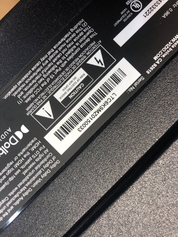 Photo 5 of *READ NOTES*VIZIO 50-inch MQX Series Premium 4K 120Hz QLED HDR Smart TV with Dolby Vision, Active Full Array, 240Hz @ 1080p PC Gaming, WiFi 6E, and Alexa Compatibility M50QXM-K01, 2023 Model