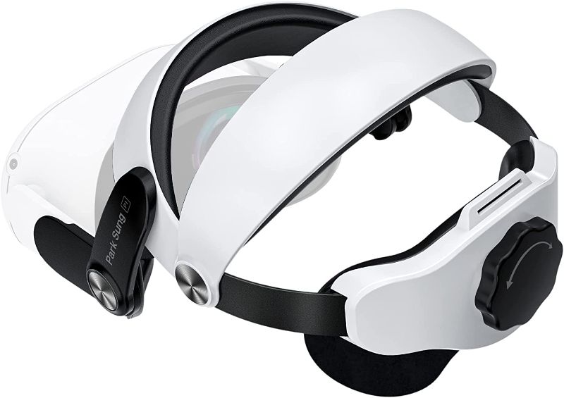 Photo 1 of Park Sung Head Strap, Full Balanced Design, Super Soft Foam and Skin-Friendly PU Surface, Adjustable for Adults and Kids, Compatible with Quest 2

