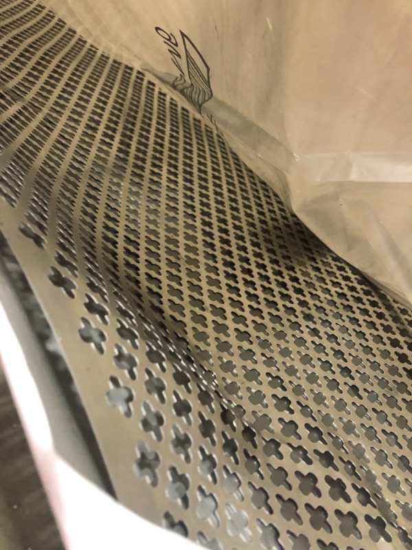 Photo 1 of **item is really bent, view photos**
M-D Building Products 57042 2 3-Feet .020-Inch Thick Cloverleaf Aluminum Sheet, Silver