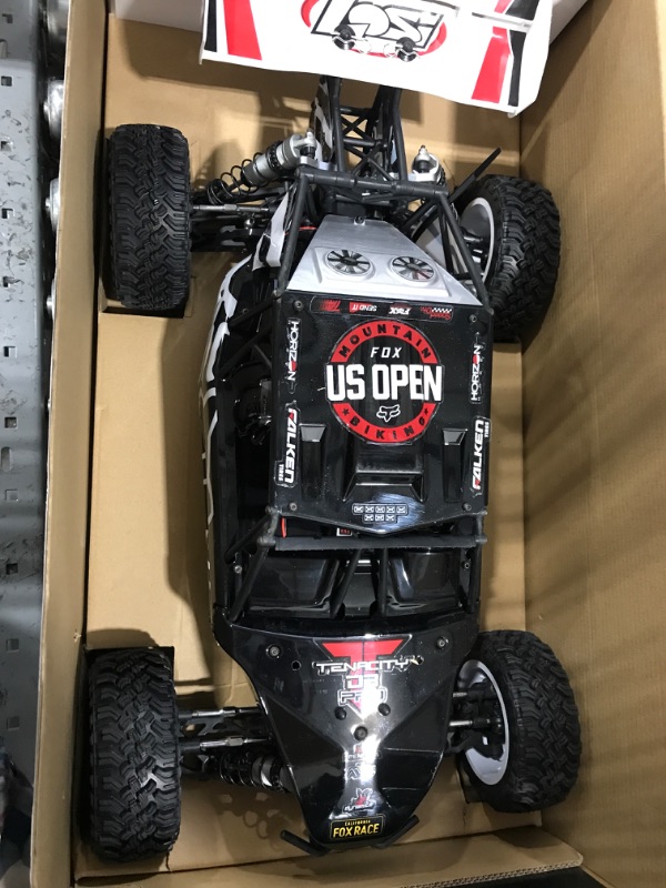 Photo 2 of *** UNABLE TO TEST *** Losi 1/10 Tenacity DB Pro 4 Wheel Drive Desert Buggy Brushless RTR Battery and Charger Not Included with Smart Fox Racing LOS03027V2T2