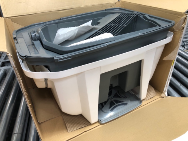 Photo 2 of **MISSING PARTS** CatIt SmartSift Litter Box White/Gray