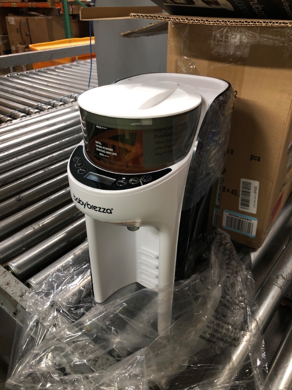 Photo 2 of New and Improved Baby Brezza Formula Pro Advanced Formula Dispenser Machine - Automatically Mix a Warm Formula Bottle Instantly - Easily Make Bottle with Automatic Powder Blending