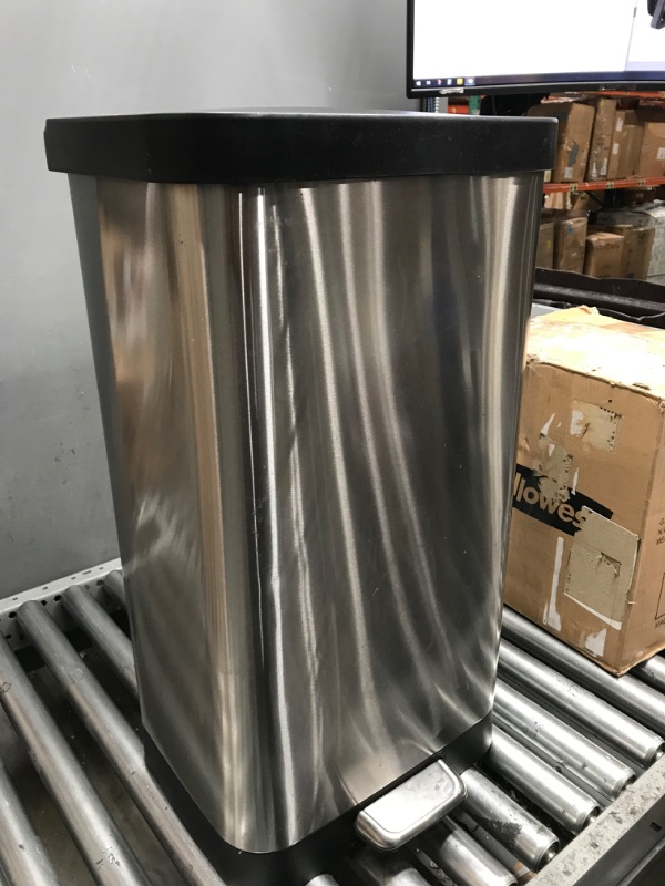 Photo 2 of **USED**Glad 20 Gal. Stainless Steel Step Can with Antimicrobial Lid