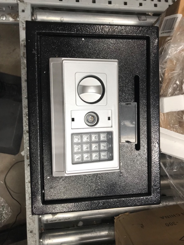 Photo 3 of **MISSING KEYS*Flexzion Electronic Depository Safe Box with Drop Slot Posting Opening - Digital Keypad Combination Lock Security Cabinet for Home Office Money Documents Gun Cash Deposit Hotel (13.8"x10"x10")
