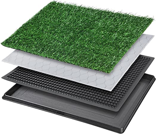 Photo 1 of **USED**
Dog Grass Pet Loo Indoor/Outdoor Portable Potty, Artificial Grass Patch Bathroom Mat and Washable Pee Pad for Puppy Training, Full System with Trays