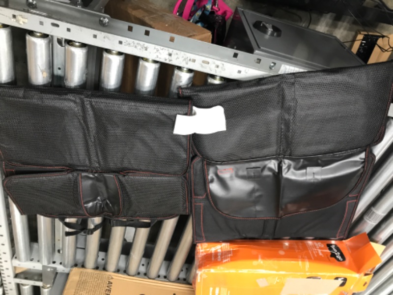 Photo 1 of Diono Ultra Mat 2-Pack Complete Back Seat Upholstery Protection from Child Car Seats and Pets, Crash Tested, Premium Ultra Thick Padding, Durable, Water Resistant, Anti-Slip, 3 Mesh Storage Pockets